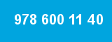 978 600 11 40